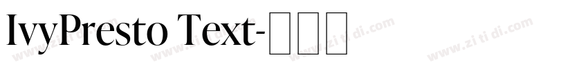 IvyPresto Text字体转换